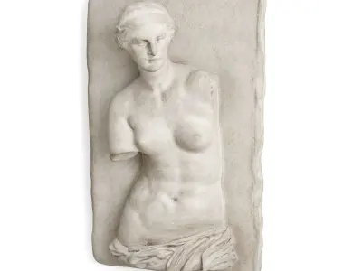 Venus wall relief 3D model