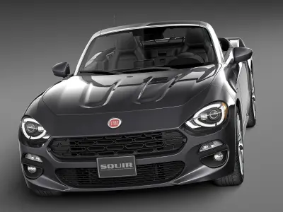 Fiat 124 Spider 2017 3D model