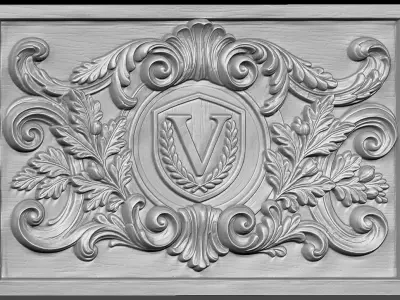 1 pattern CNC Relief Model 3D print model
