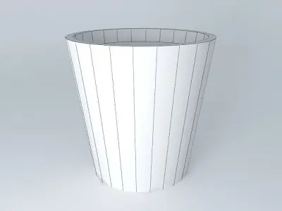 Rounded pot Free 3D model
