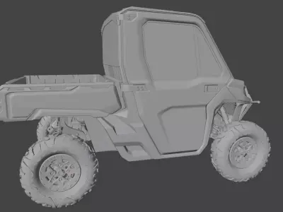 2024 BRP Can-Am Defender HD10 Limited Single Door  3D model