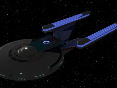 Lexington Class Command Cruiser Free 3D model