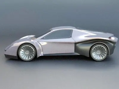 Futuras concept car 3D model