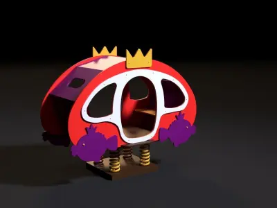 Attraction Carriage 3D model
