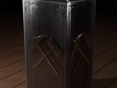 Dwarven Bottle - Flask 3D model