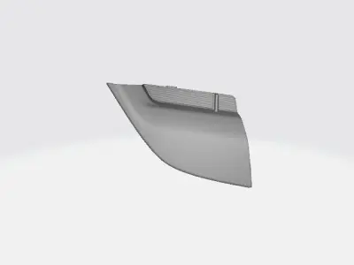 Toyota Rav4 2016 Front Bumper tow cover 3D print model