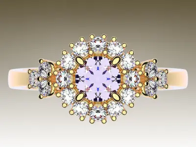 Ring Aster 3D print model