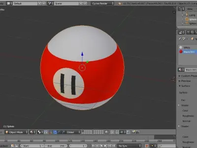Pool ball collection Free low-poly 3D model