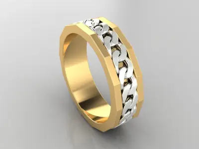Ring M41 Mens luxury ring  3D print model