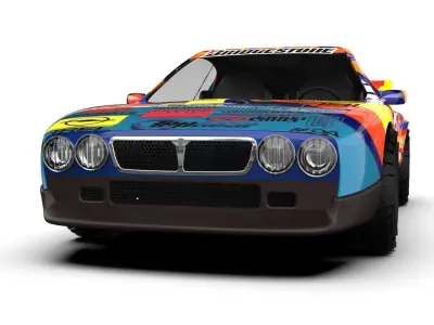 Rally Car 3D model