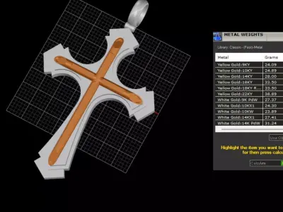 cross 3D print model 19