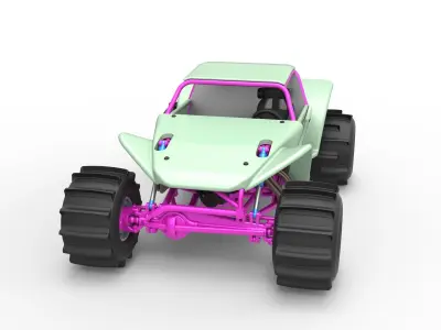 Formula Off Road Version 2 Scale 1 to 25 3D print model