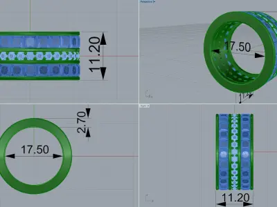 Gold N528 3D print model