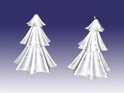 3d printable Christmas tree 3D print model
