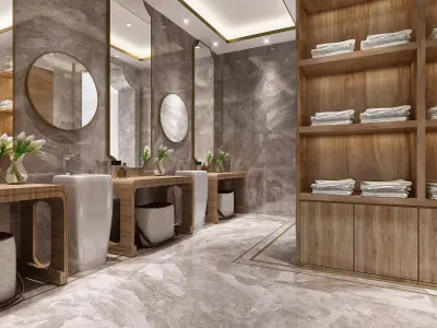 Locker room  3D model