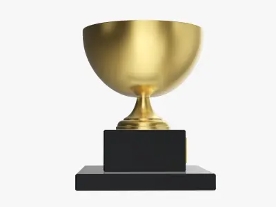 Cup trophy 02 3D model