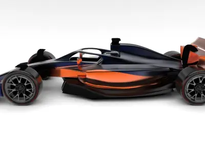 F1 2021 car 3D model