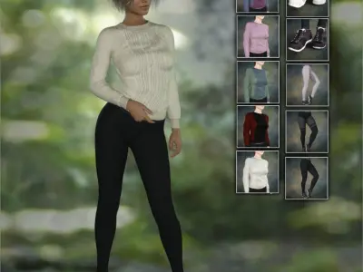 AMV Clothes2 Low-poly 3D model