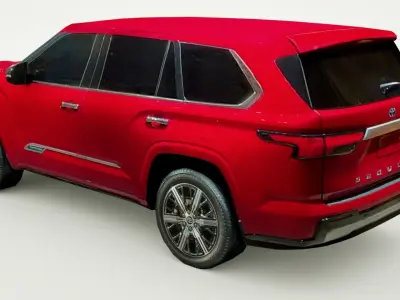 Toyota Sequoia 2023 Low-poly 3D model