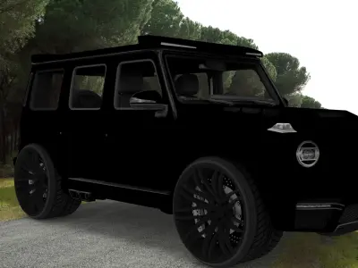 Brabus G-Class Custom Matte Black Edition 3D model