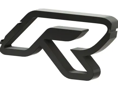 Dodge SRT Big Logo Two Version With Led 3D print model