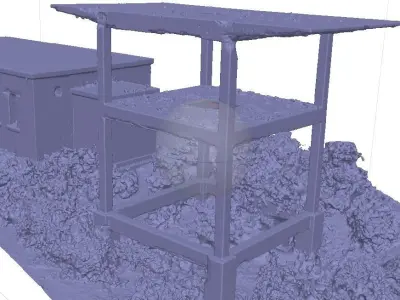 old whaling lookout 3D model