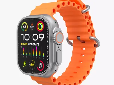 Apple Watch Ultra C 3D model