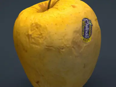 Apple Low-poly 3D model