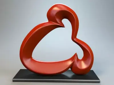 Abstract Figure m07 P 3D print model