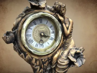 Vintage Clock 3D print model