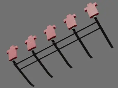 Football Tackling Dummy 1A Low-poly 3D model