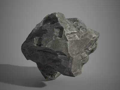 Rock Free PBR Game Ready Free low-poly 3D model