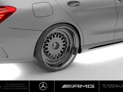Mercedes-Benz C63 AMG 3D model