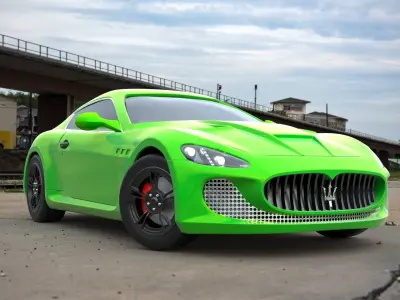 Maserati Gran Turismo 3D model
