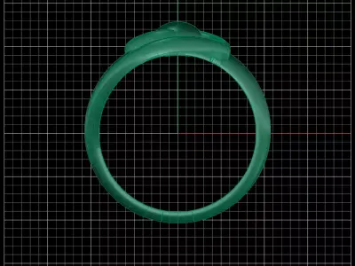 Minimal Abstract Ring 34 3D print model