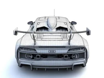 Audi R8 GT2 LMS 3D model