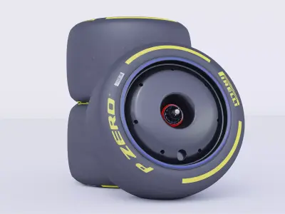 F1 2025 TIRE 3D model
