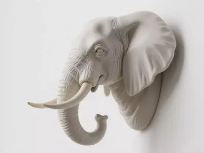 elephant 3D print model buy