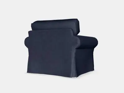 EKTORP Armchair Low-poly 3D model