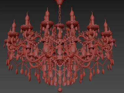 Chandelier Colzano E 1 1 24 200 CG 3D model