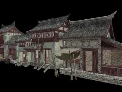 Ancient architecture Chinese ancient architecture 3D model 3D model