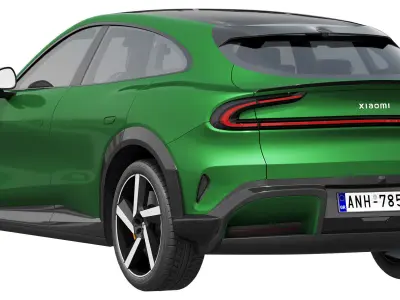 Xiaomi YU7 2025 3D model