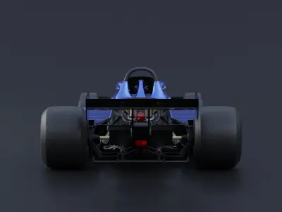 Tyrell F1 6Wheel Car 3D model