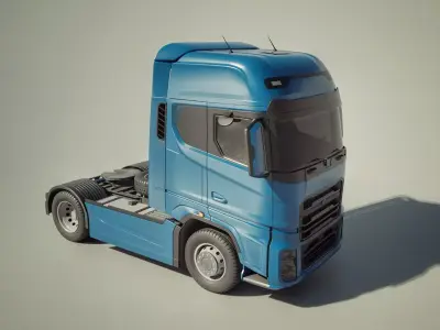Semi  truck F-Max 3D model