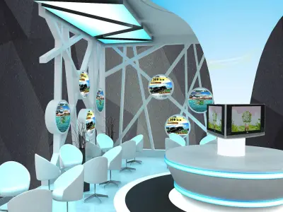 Exhibition - Area - 15X12-3DMAX2009-06 3D model