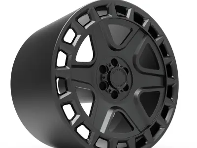 BLACK RHINO 6 spokes york 3D print model