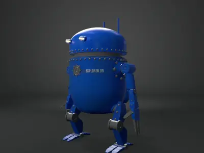 Mini Robot Explorer Free 3D model