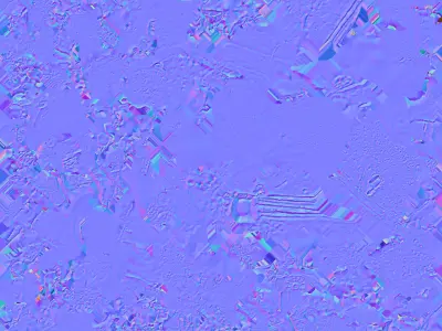 Abandoned crushed Bentley 3D model