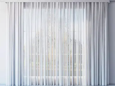 Tulle Low-poly 3D model