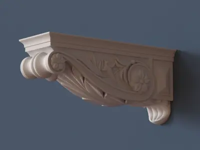 Decorative Corbel 3D model 18